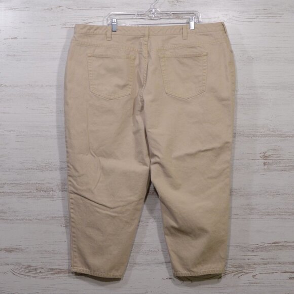 Lands End Khaki Colored Jeans Women's Size 24WP - Picture 3 of 3